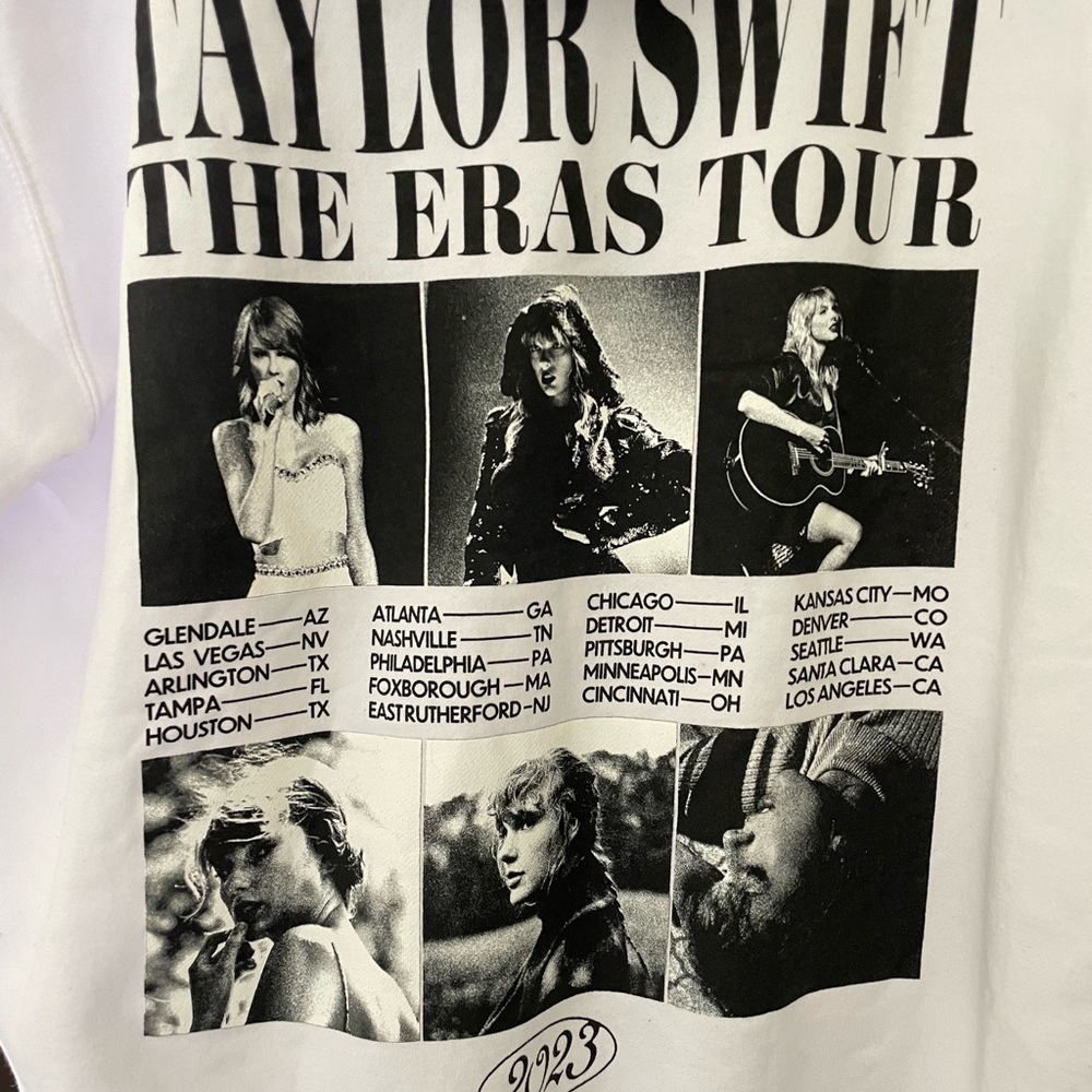 New!! Taylor Swift ERAs Tour Authentic Hoodie- Women XL- NEW!!! - Picture 6 of 7